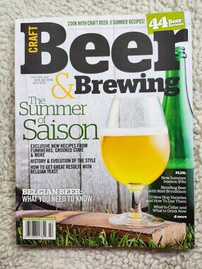 Craft Beer & Brewing Magazine Summer 2014 The Summer of Saison Issue Homebrew